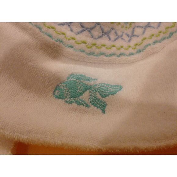 Unisex Baby Bonnet Beanie Sun Hats White 6-12 Months - Picture 3 of 3